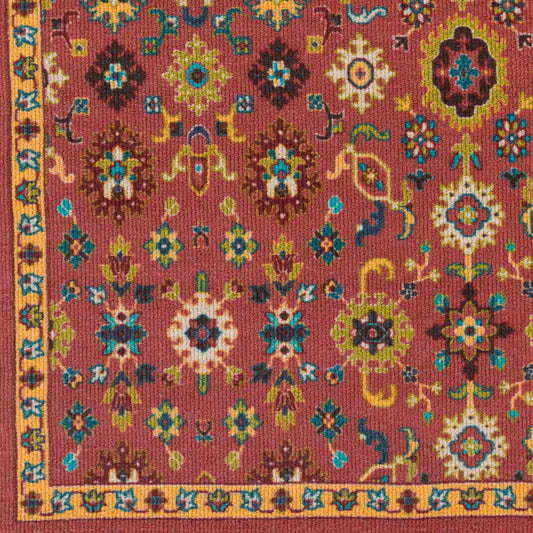 Alfombra tejida a máquina Bukhara BKR-1002 de 1,52 m x 2,13 m