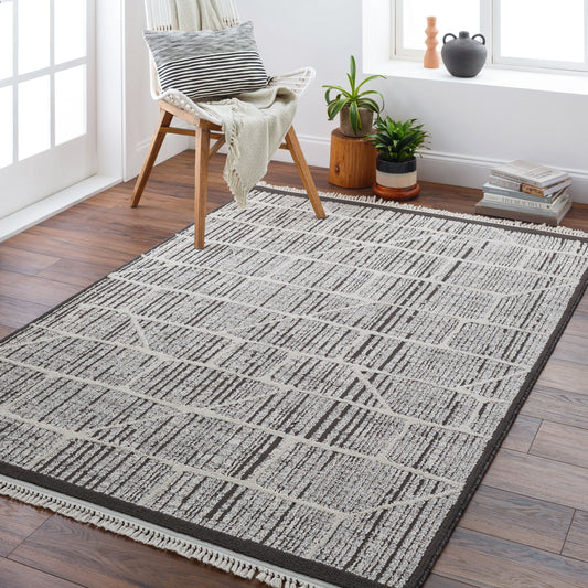 Berlin BLR-2307 7ft Runner Machine Woven Runner Rug