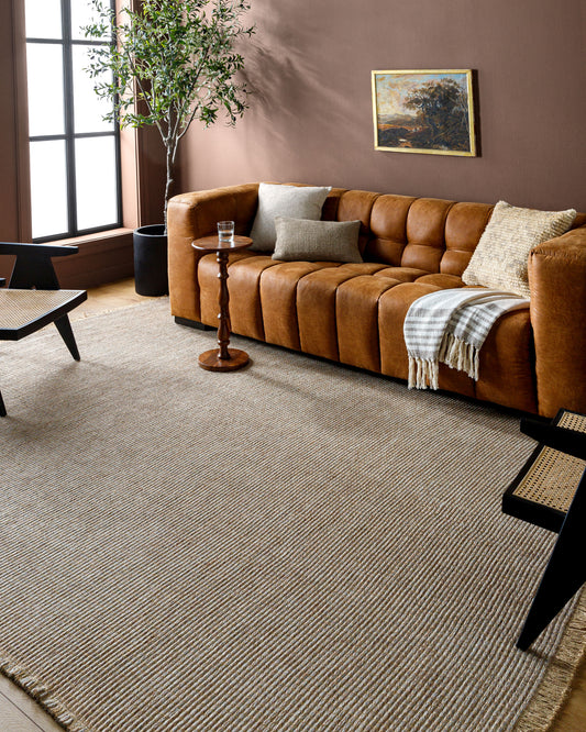 Alfombra decorativa tejida a máquina Kimi BOKM-2306 de 3' x 5'