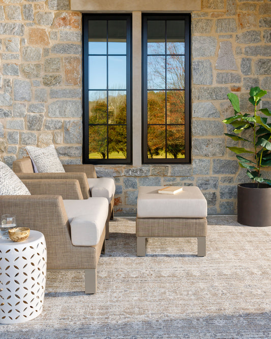 Alfombra Margaret BOMG-2311 de 2,13 m, tejida a máquina, lavable, para interior y exterior