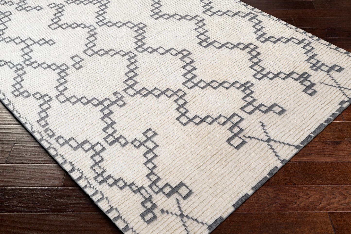 Beni Ourain BON-2301 8' x 10' Handmade Wool Area Rug