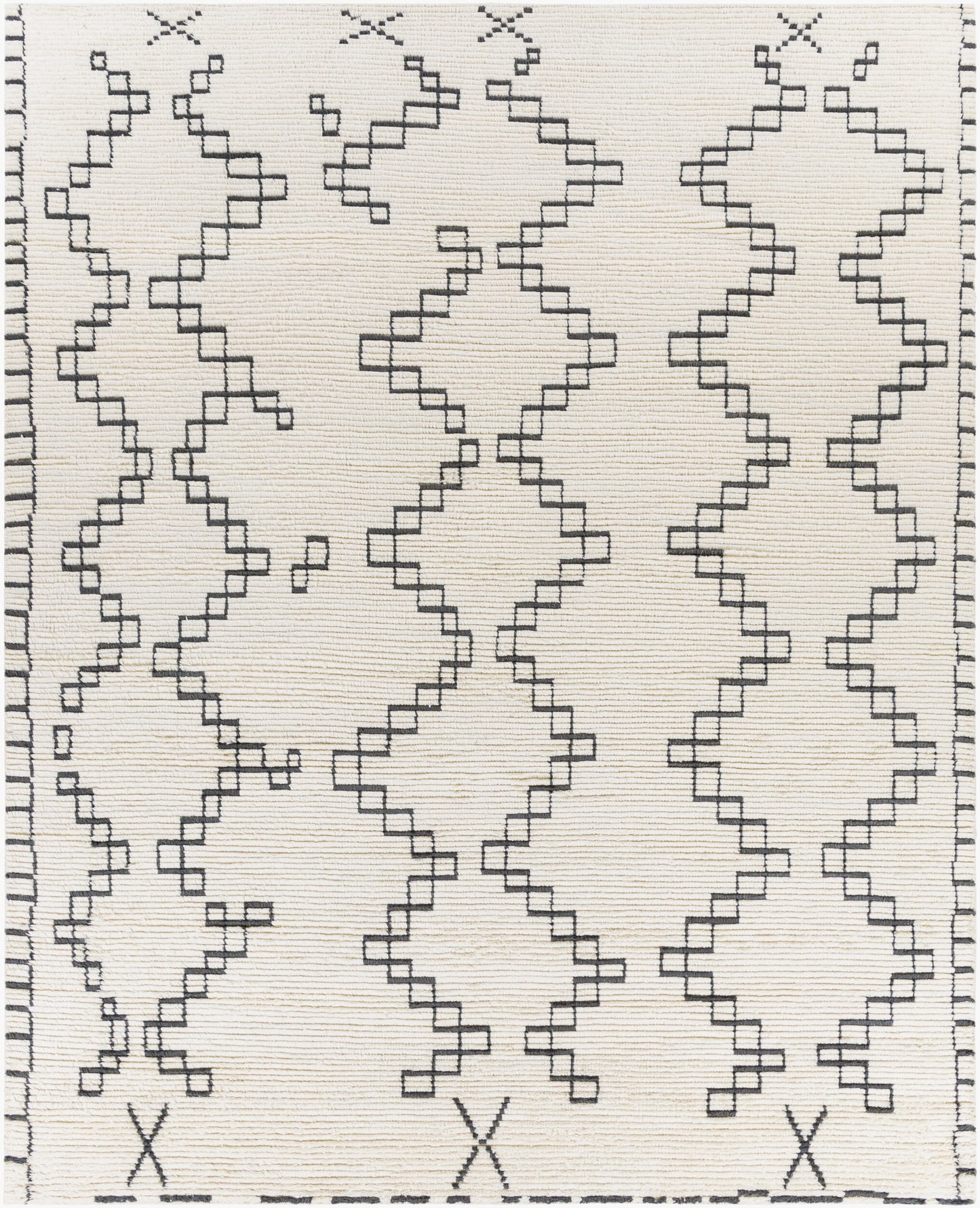 Beni Ourain BON-2301 8' x 10' Handmade Wool Area Rug