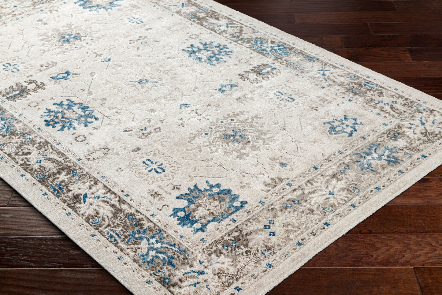 Basel BOS-2306 2' x 3' Machine Woven Accent Rug
