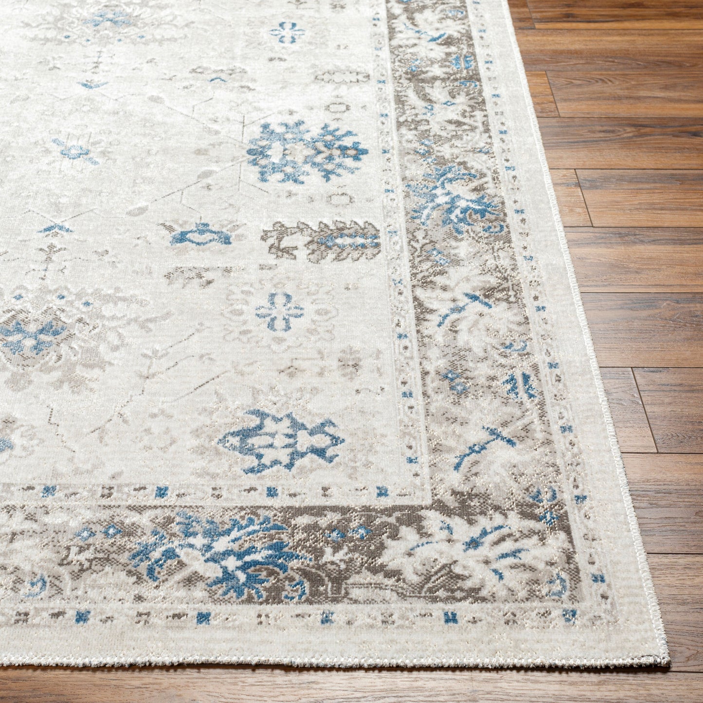 Basel BOS-2306 2' x 3' Machine Woven Accent Rug