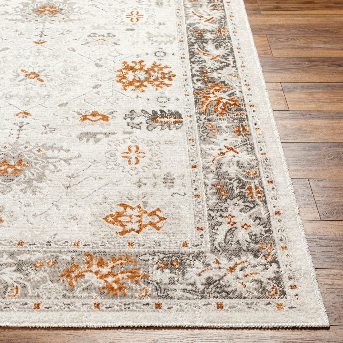 Basel BOS-2307 2' x 3' Machine Woven Accent Rug