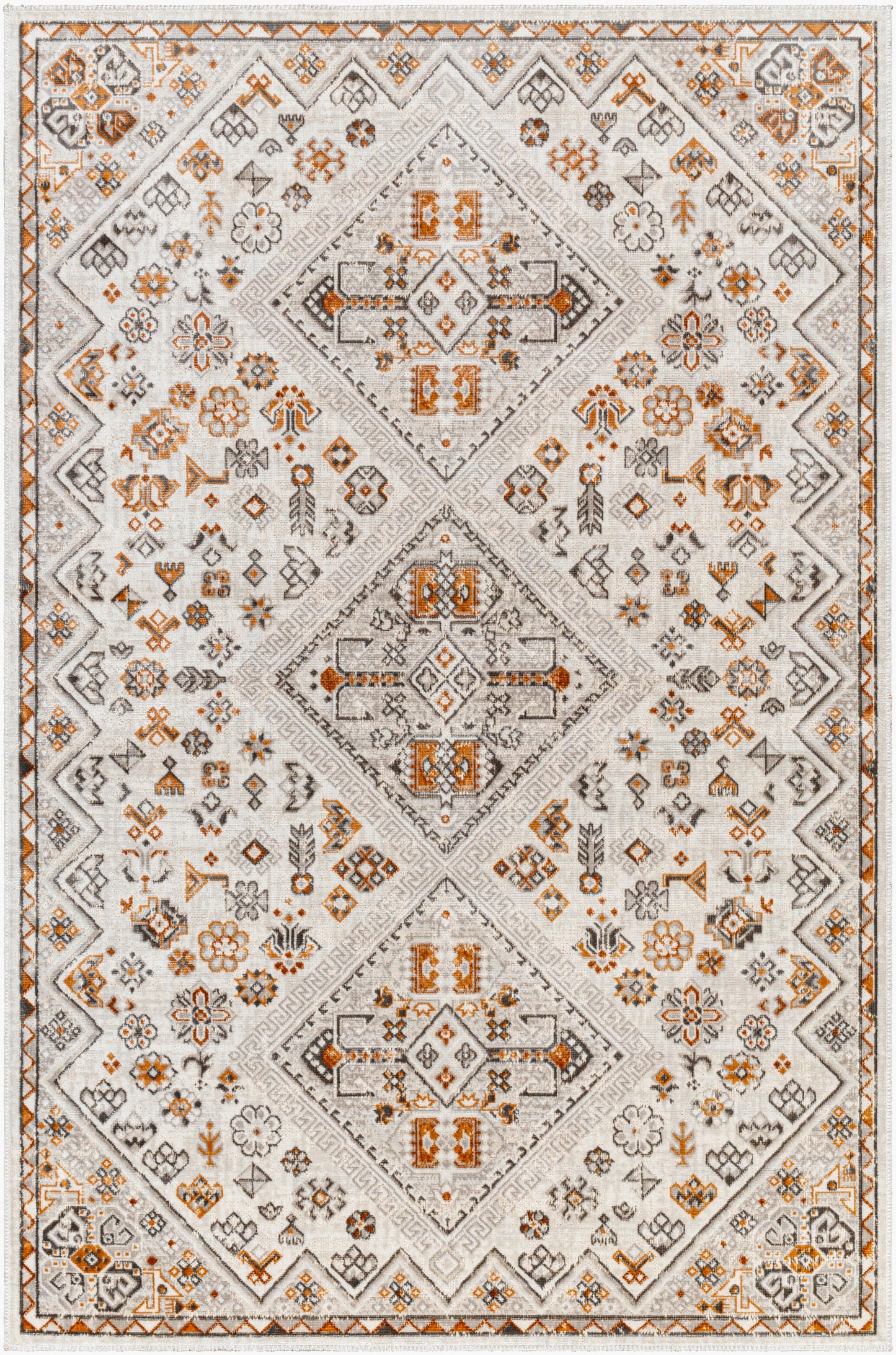Basel BOS-2309 2' x 3' Machine Woven Accent Rug