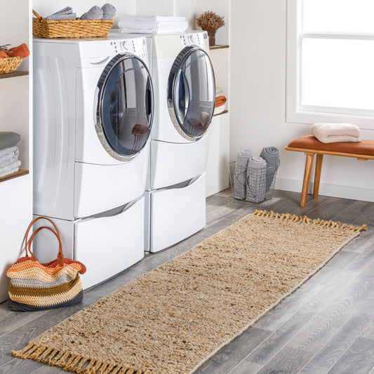 Bryant BRA-2405 Alfombra de lana hecha a mano de 8 pies