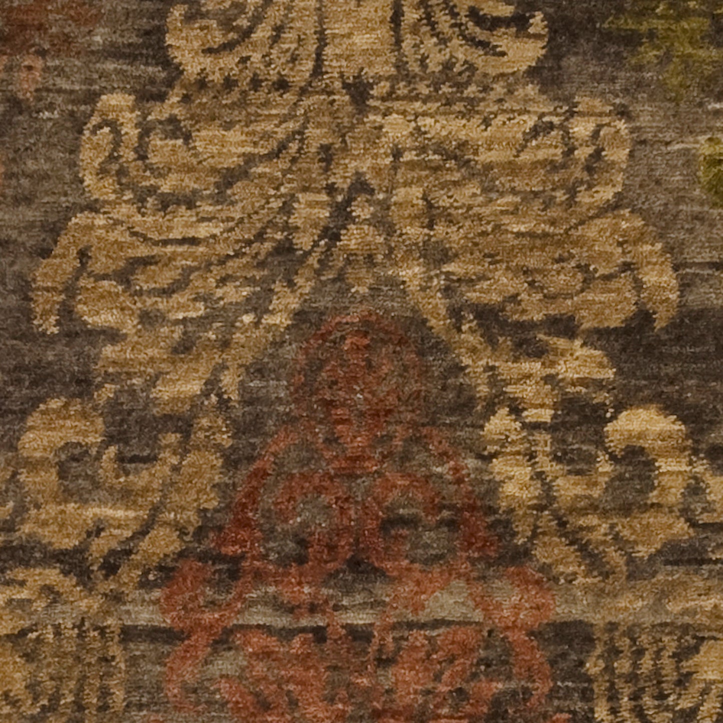 Brocade BRC-1001 2' x 3' Handmade Wool Accent Rug