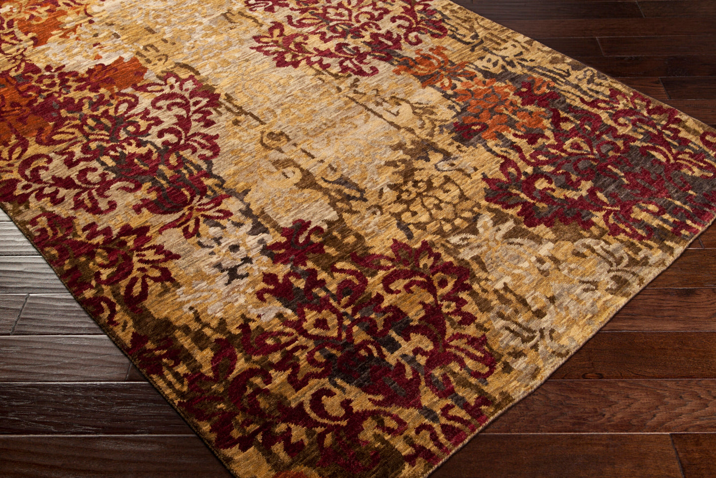 Brocade BRC-1002 2' x 3' Handmade Wool Accent Rug