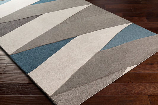 Alfombra de lana hecha a mano Brooklyn BRO-2307 de 2,7 x 3,6 m