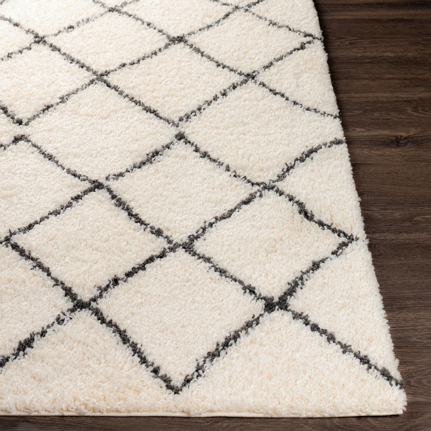Beni Shag BSH-2301 7ft Runner Machine Woven Runner Rug