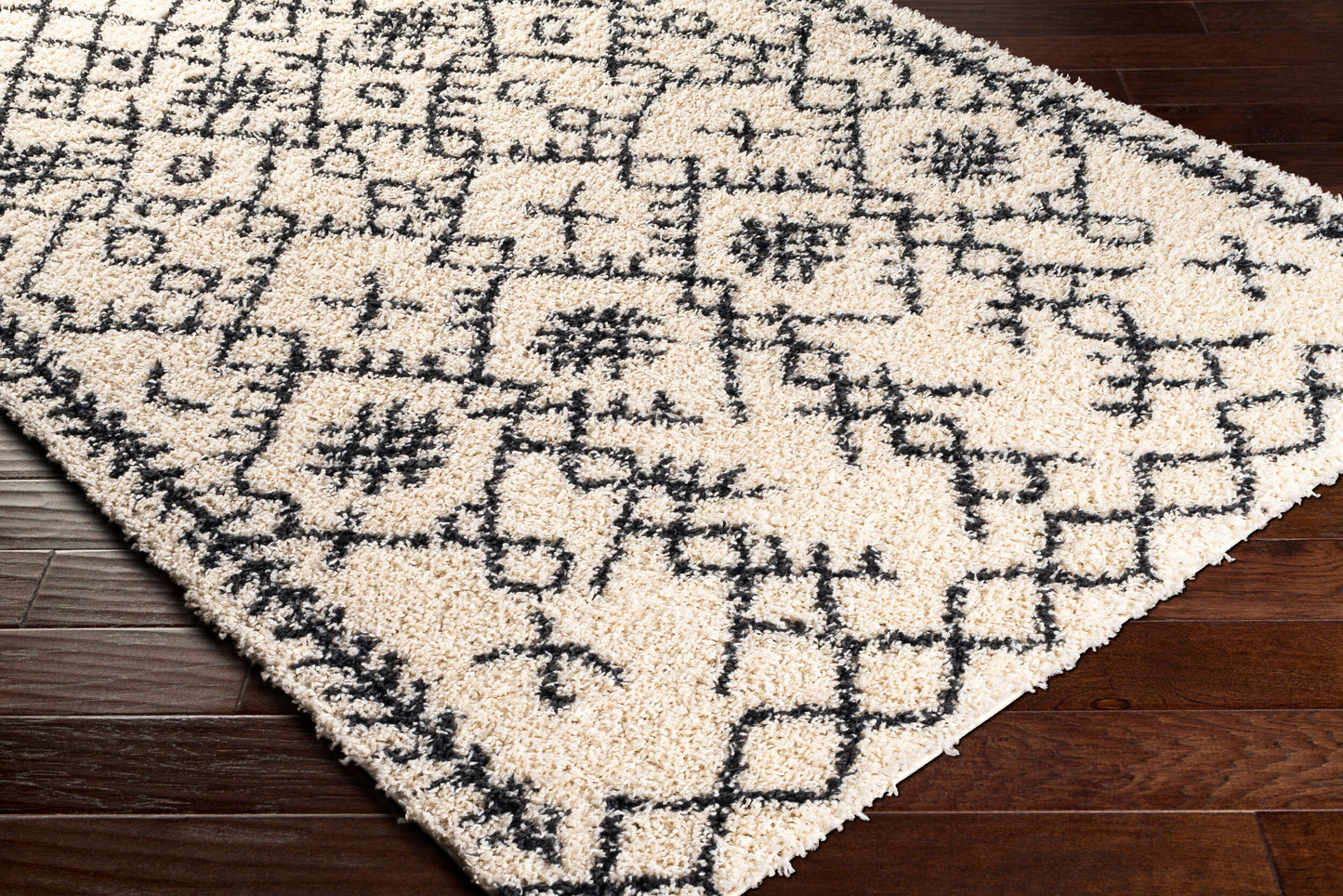 Beni Shag BSH-2306 Alfombra tejida a máquina de 5' x 7'