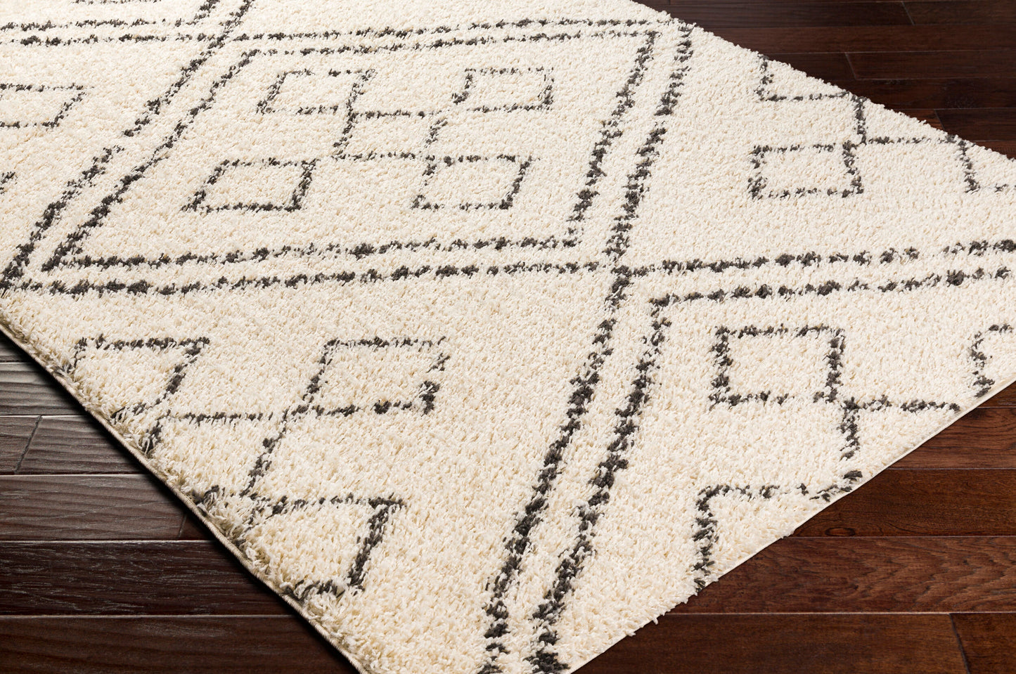 Beni Shag BSH-2331 7ft Runner Machine Woven Runner Rug