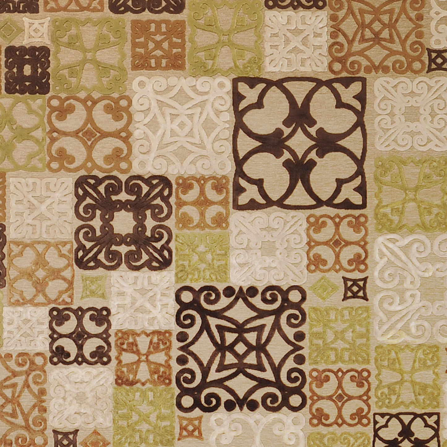 Alfombra decorativa tejida a máquina Basilica BSL-7103 de 2' x 3'