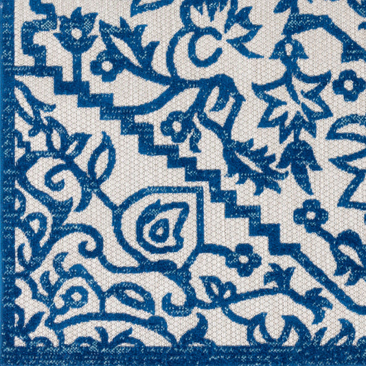 Big Sur BSR-2301 5' x 7' Machine Woven Indoor/Outdoor Area Rug