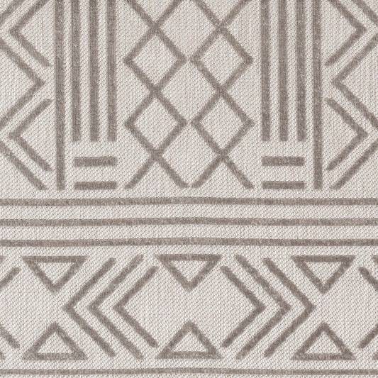 Alfombra decorativa para interior y exterior Big Sur BSR-2316 de 2' x 3', tejida a máquina