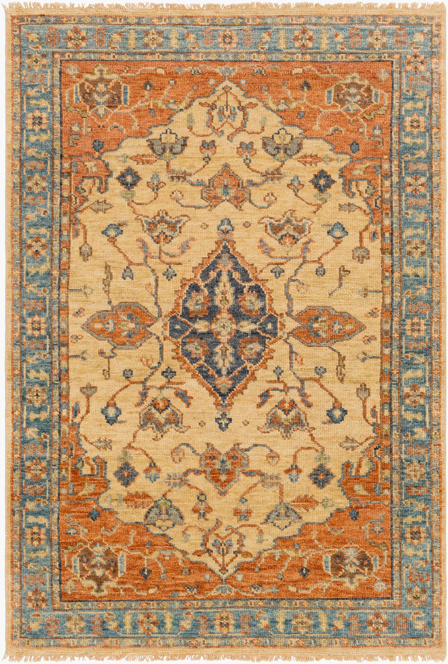 Biscayne BSY-2300 2' x 3' Handmade Wool Accent Rug