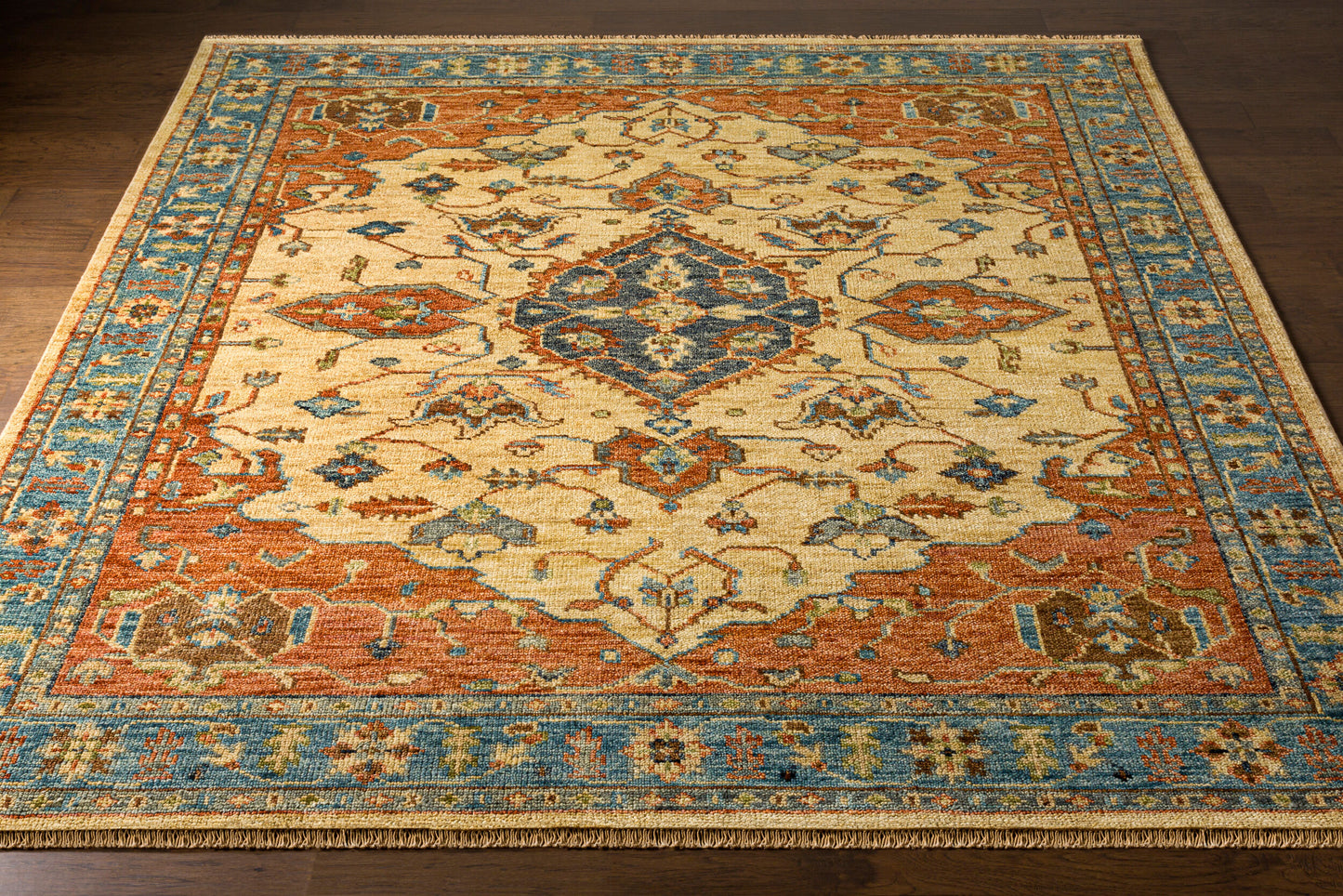 Biscayne BSY-2300 2' x 3' Handmade Wool Accent Rug