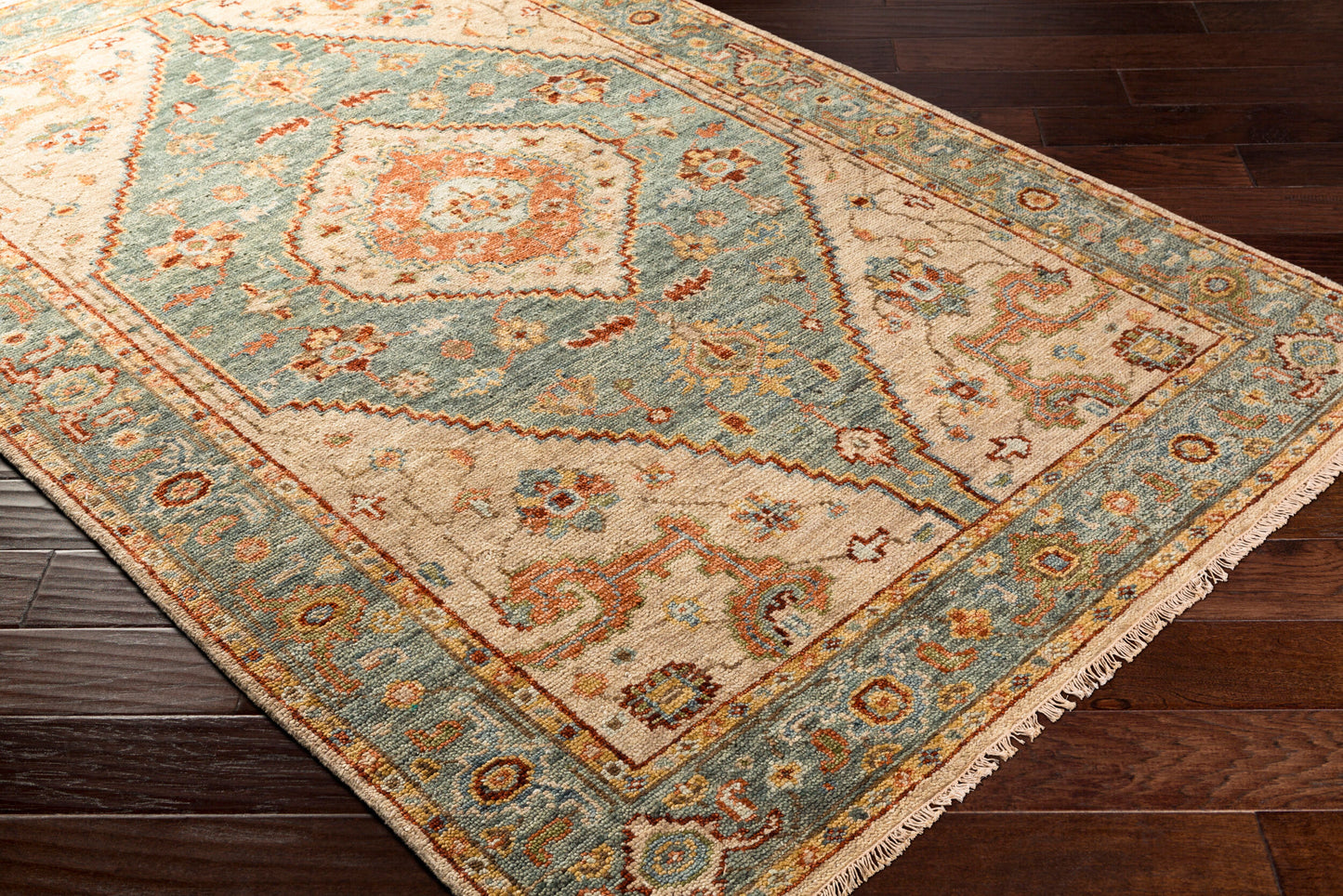 Biscayne BSY-2301 2' x 3' Handmade Wool Accent Rug