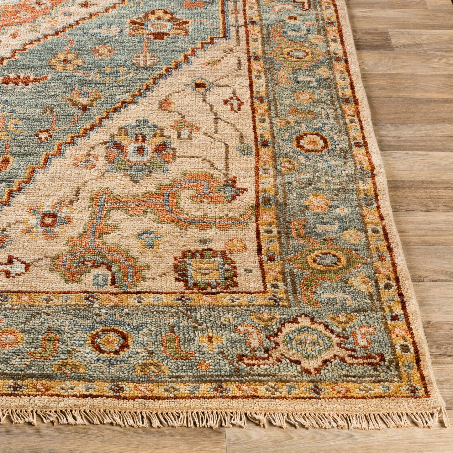 Biscayne BSY-2301 2' x 3' Handmade Wool Accent Rug