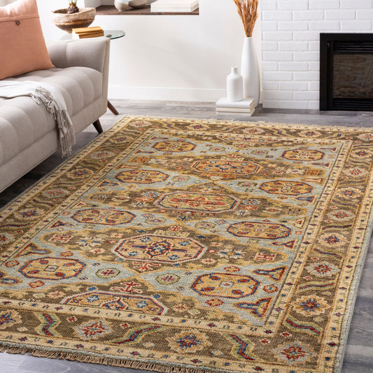 Biscayne BSY-2303 6' x 9' Handmade Wool Area Rug