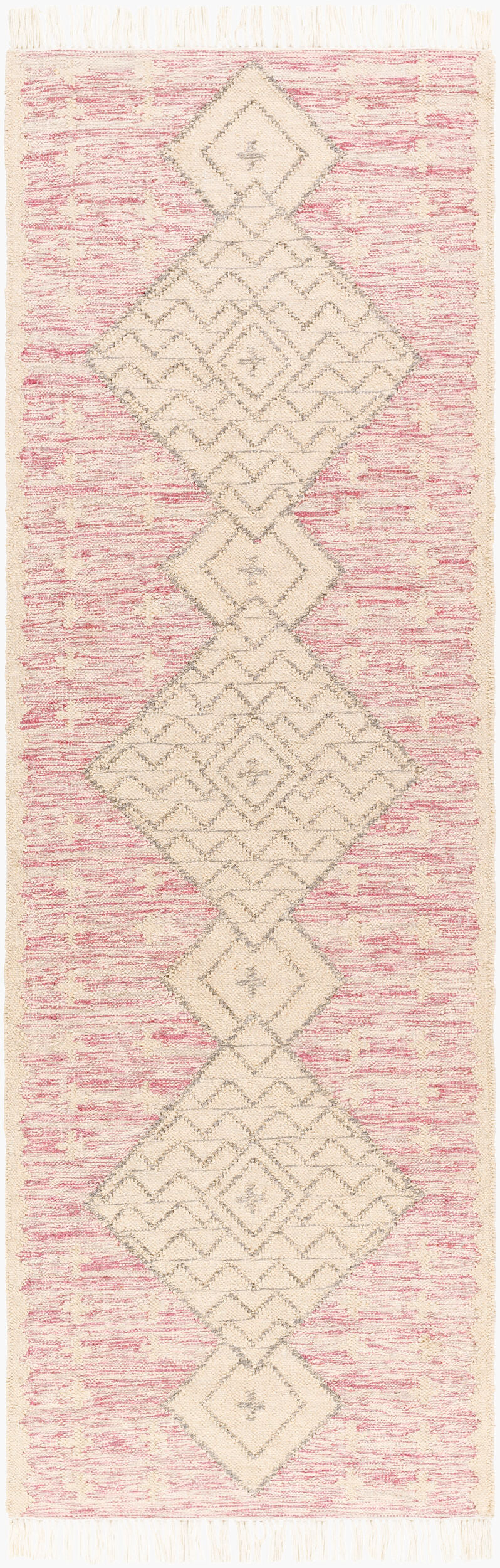 Bursa BUR-2303 8ft Runner Handmade Recyled Runner Rug