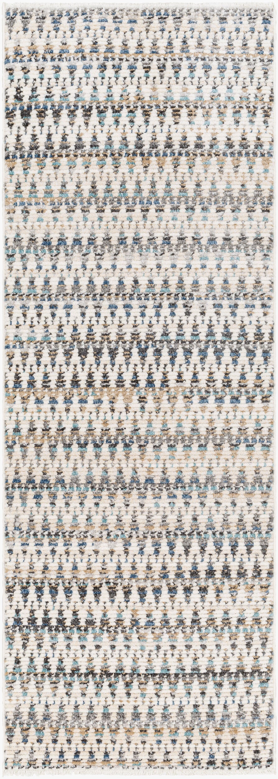 Calico CAC-2308 7ft Runner Machine Woven Runner Rug