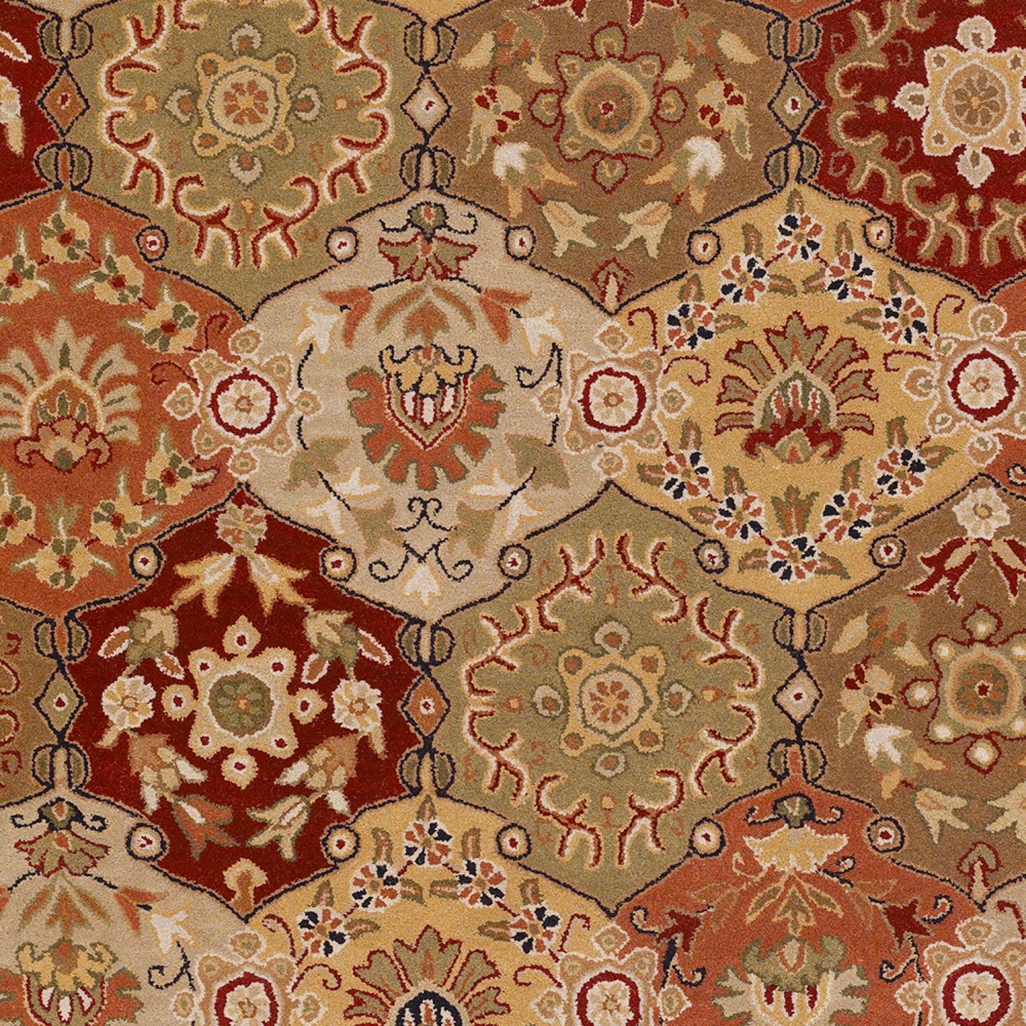 Caesar CAE-1034 12ft Runner Handmade Wool Runner Rug