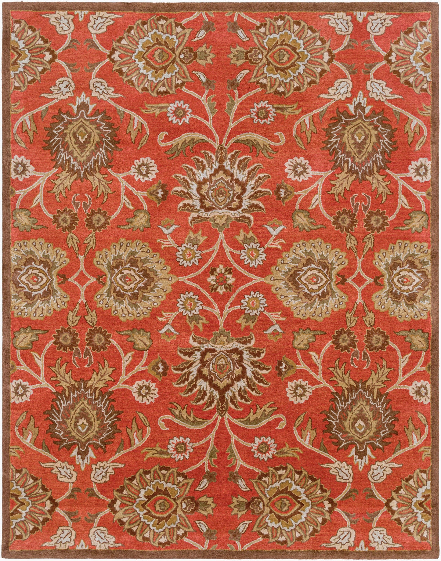 Caesar CAE-1062 4ft Square Handmade Wool Accent Rug