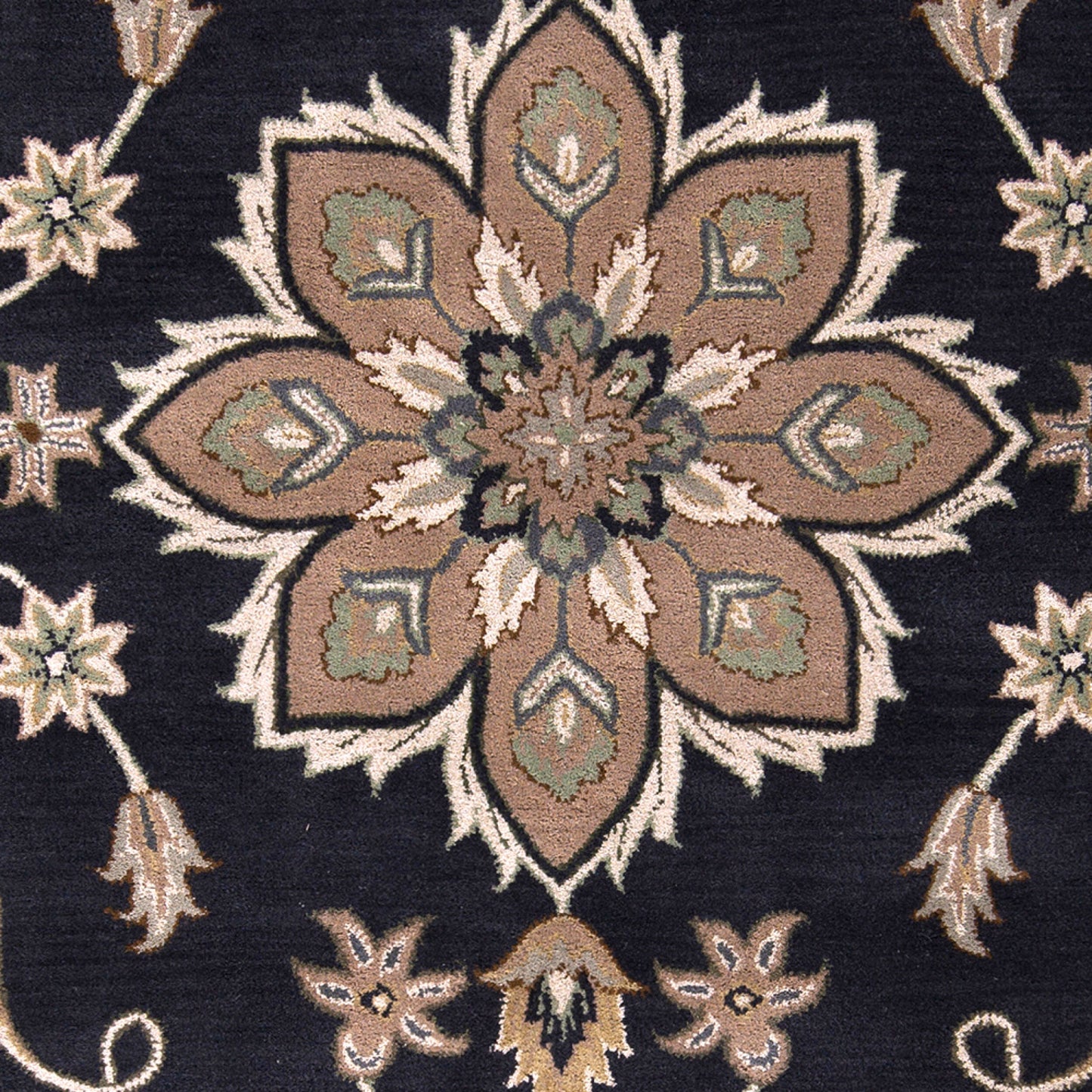 Caesar CAE-1113 8ft Square Handmade Wool Area Rug