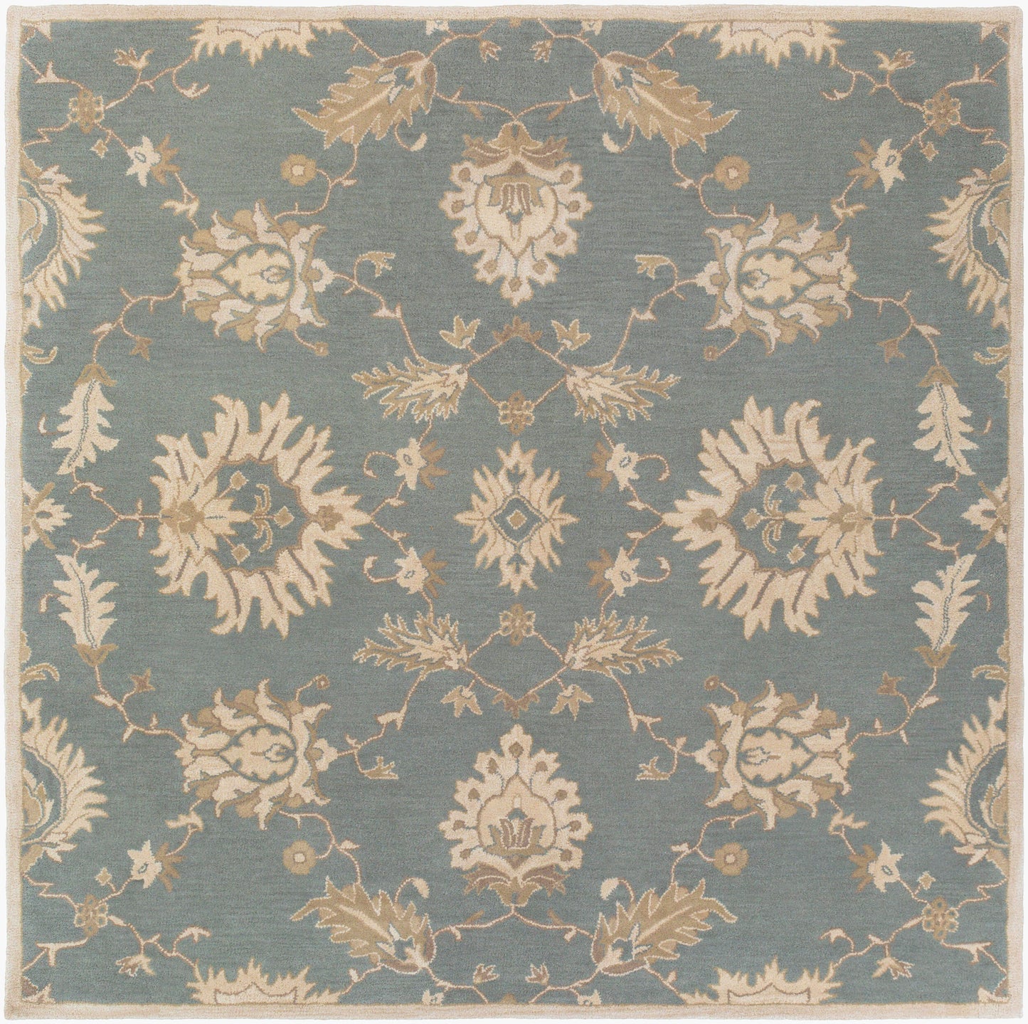 Caesar CAE-1156 6ft Square Handmade Wool Area Rug