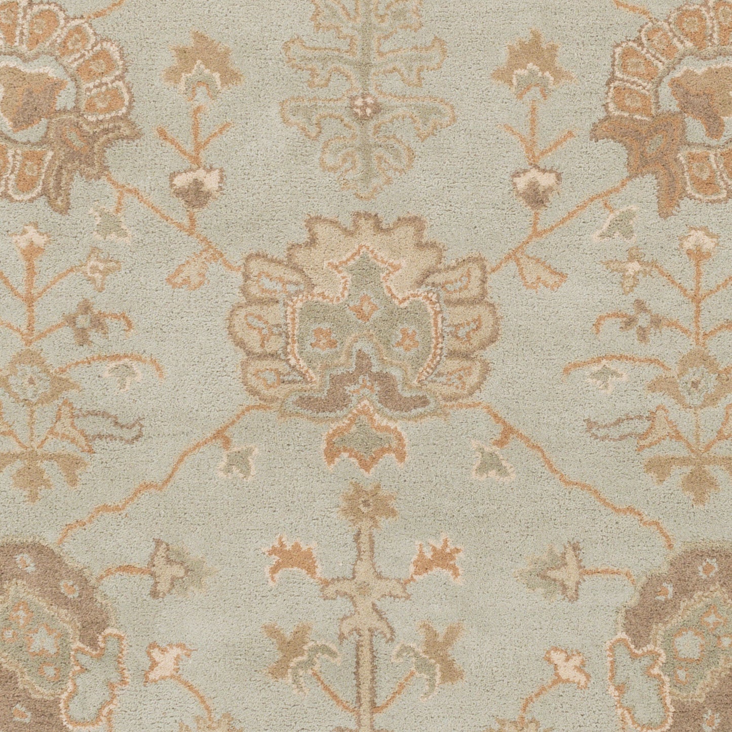 Alfombra ovalada de lana hecha a mano Caesar CAE-1163 de 8' x 10'