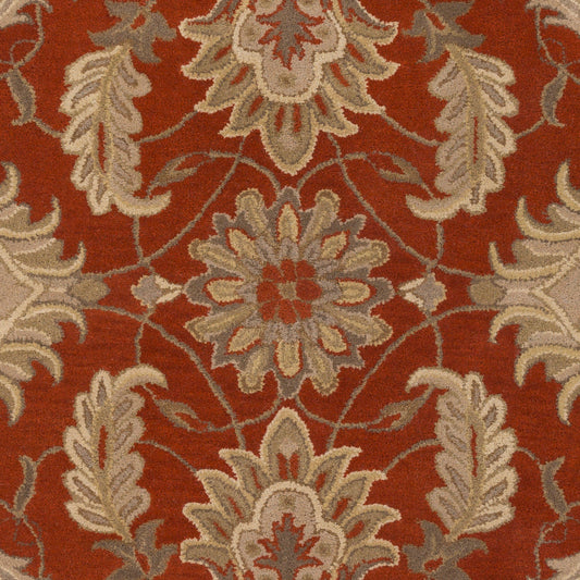 Caesar CAE-1187 9ft Round Handmade Wool Area Rug