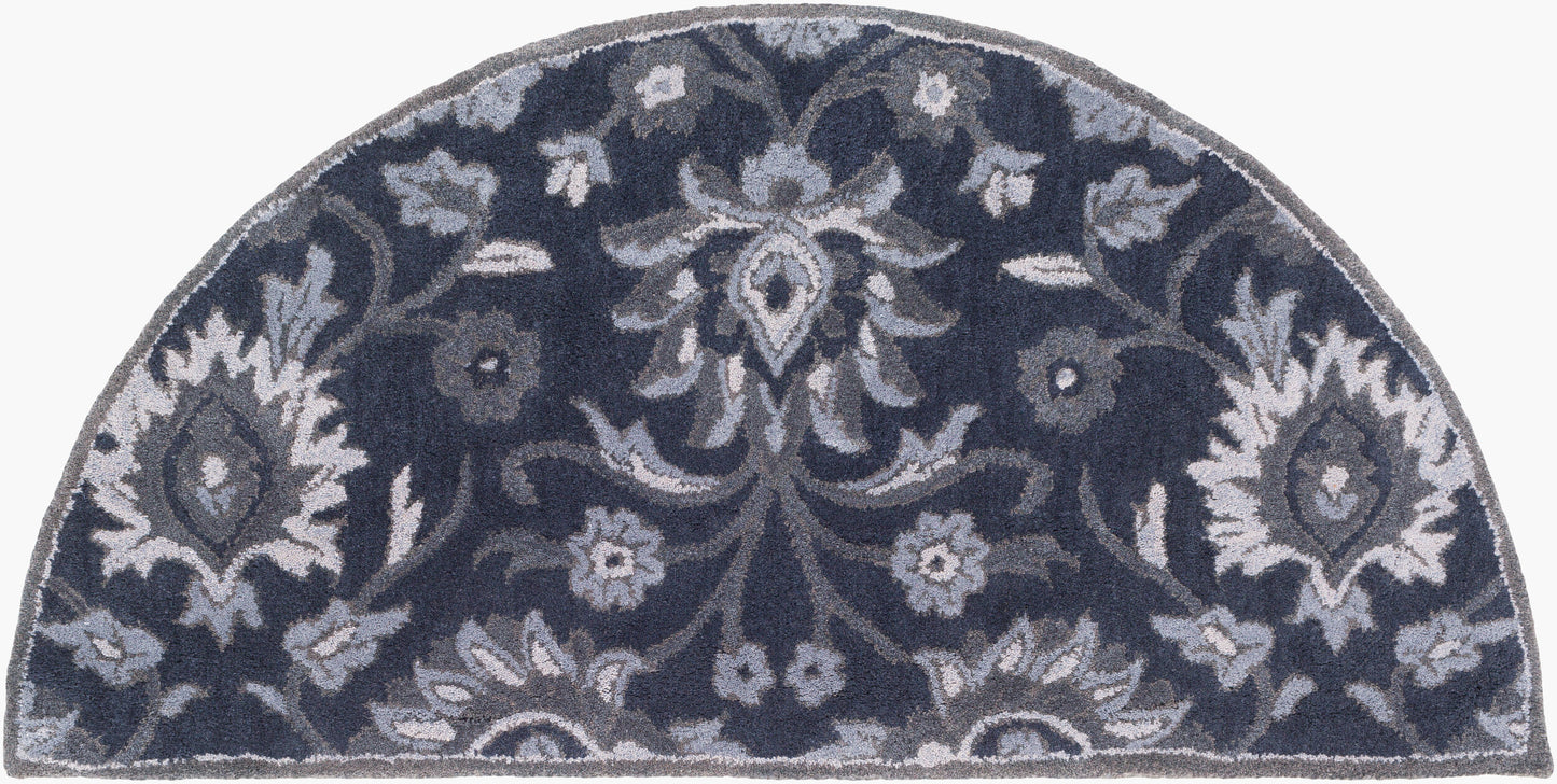 Caesar CAE-1191 2' x 4' Hearth Handmade Wool Accent Rug