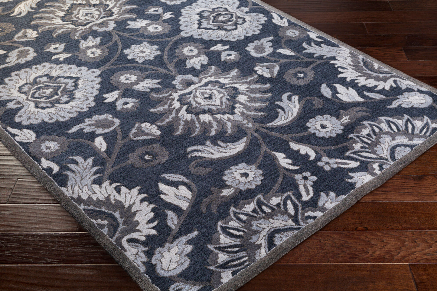 Caesar CAE-1191 6ft Square Handmade Wool Area Rug