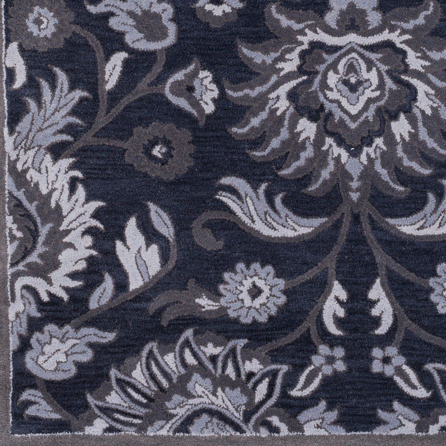 Caesar CAE-1191 4ft Square Handmade Wool Accent Rug
