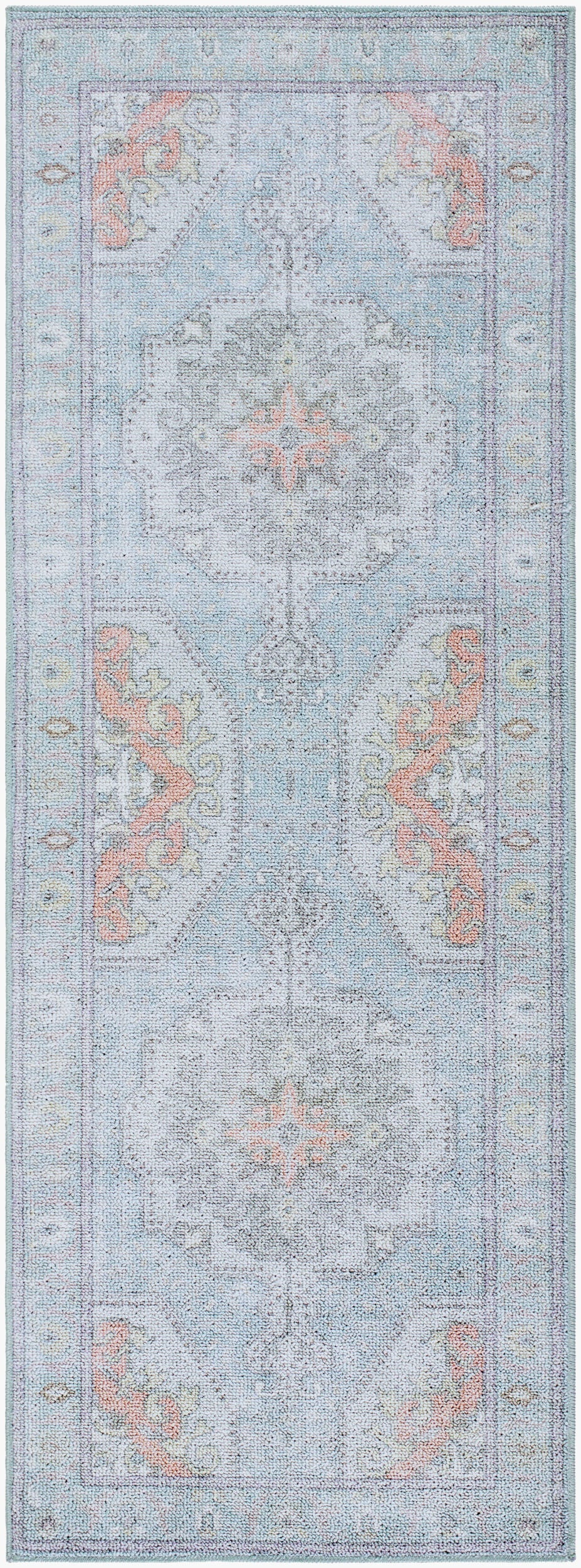 Calhoun CAH-2300 7ft Runner Machine Woven Washable Runner Rug