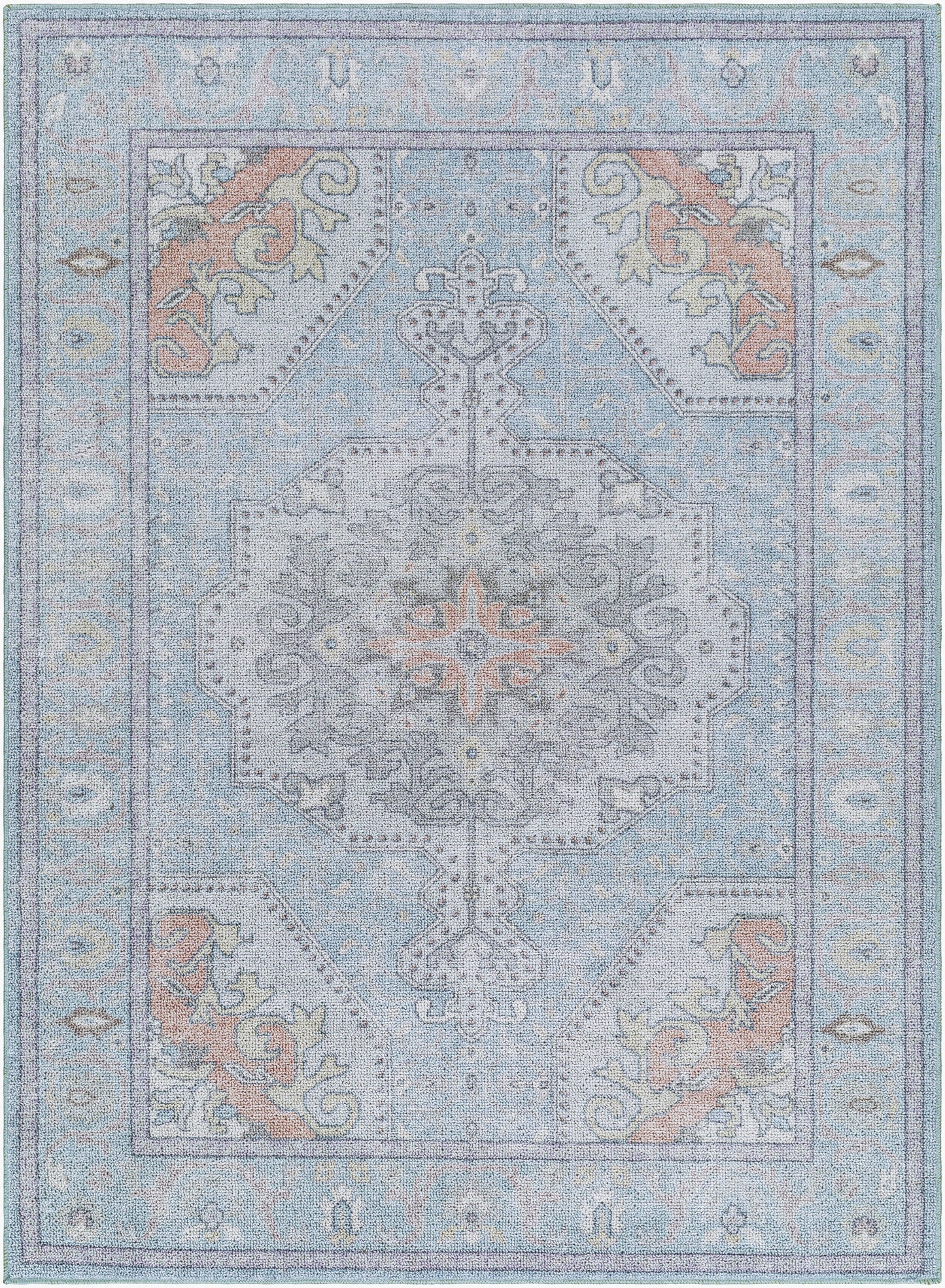 Calhoun CAH-2300 3' x 4' Machine Woven Washable Accent Rug