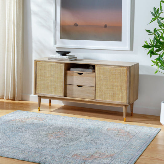 Calhoun CAH-2300 7ft Runner Machine Woven Washable Runner Rug