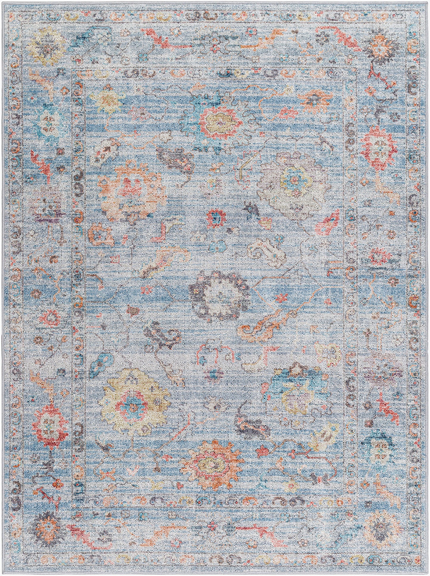 Calhoun CAH-2302 9' x 12' Machine Woven Washable Area Rug