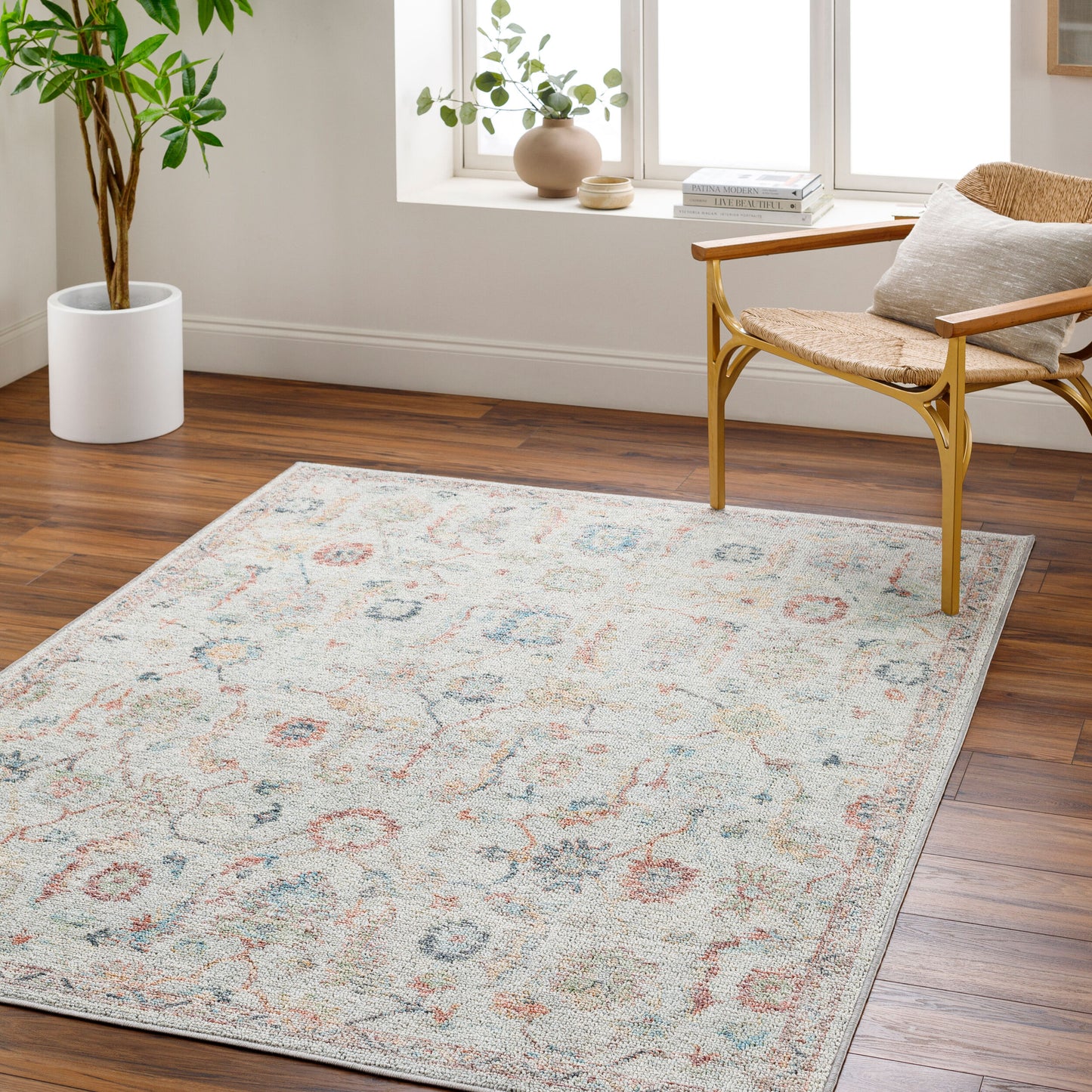 Calhoun CAH-2303 9' x 12' Machine Woven Washable Area Rug