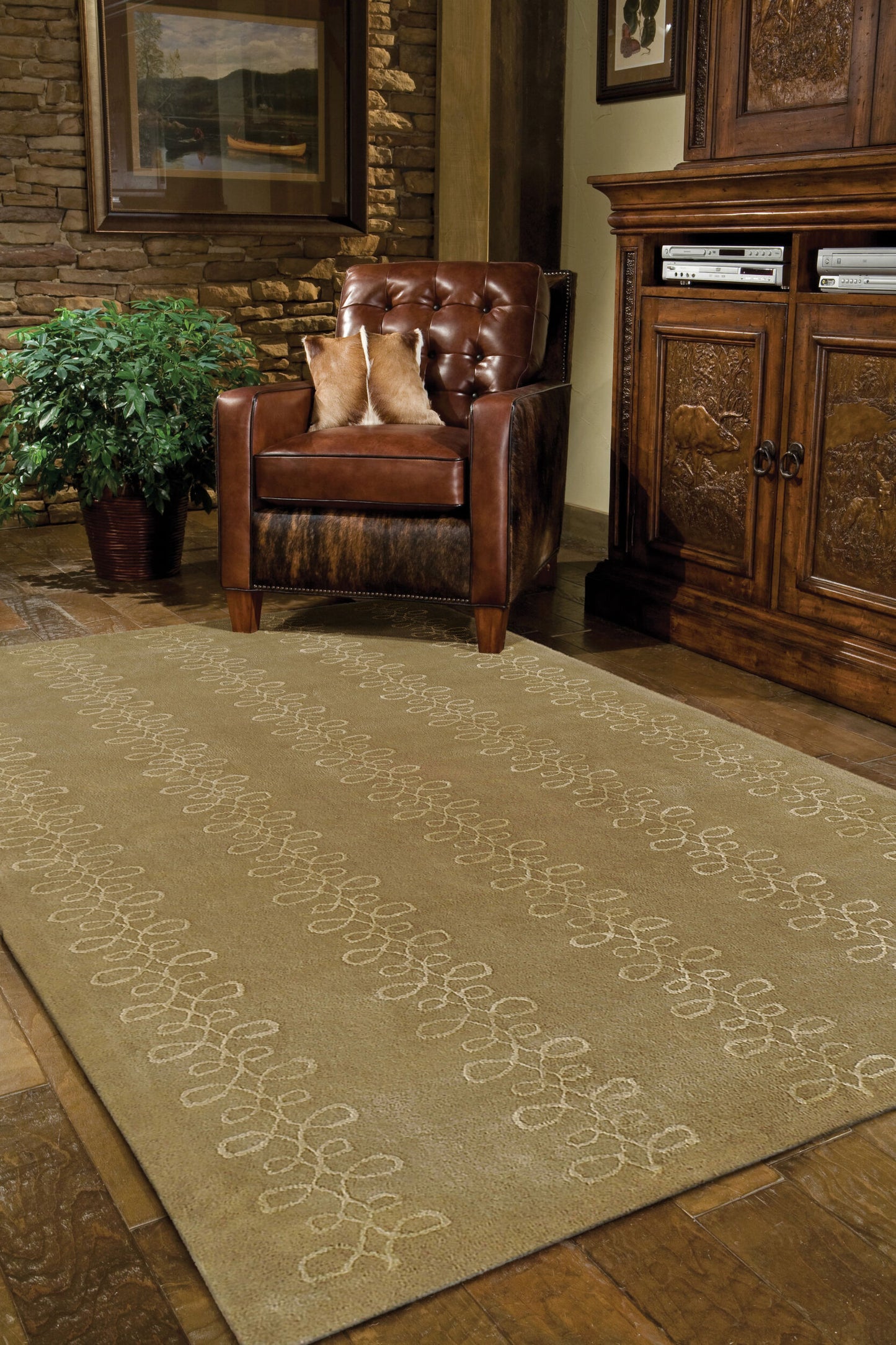 Modern Classics CAN-1916 8ft Runner Handmade Wool Runner Rug