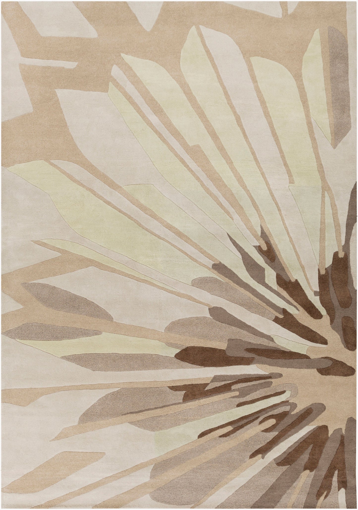Alfombra de lana hecha a mano Modern Classics CAN-2032 de 2,7 x 3,6 m