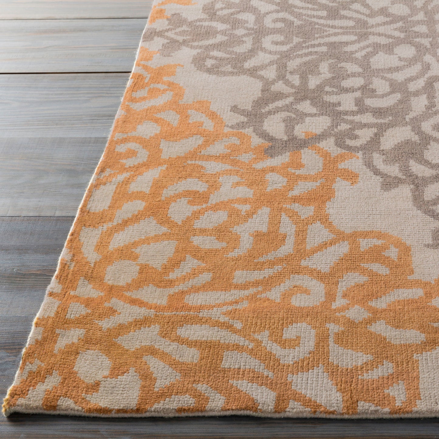 Alfombra de lana hecha a mano Caspian CAS-9914 de 2,44 m x 3,34 m