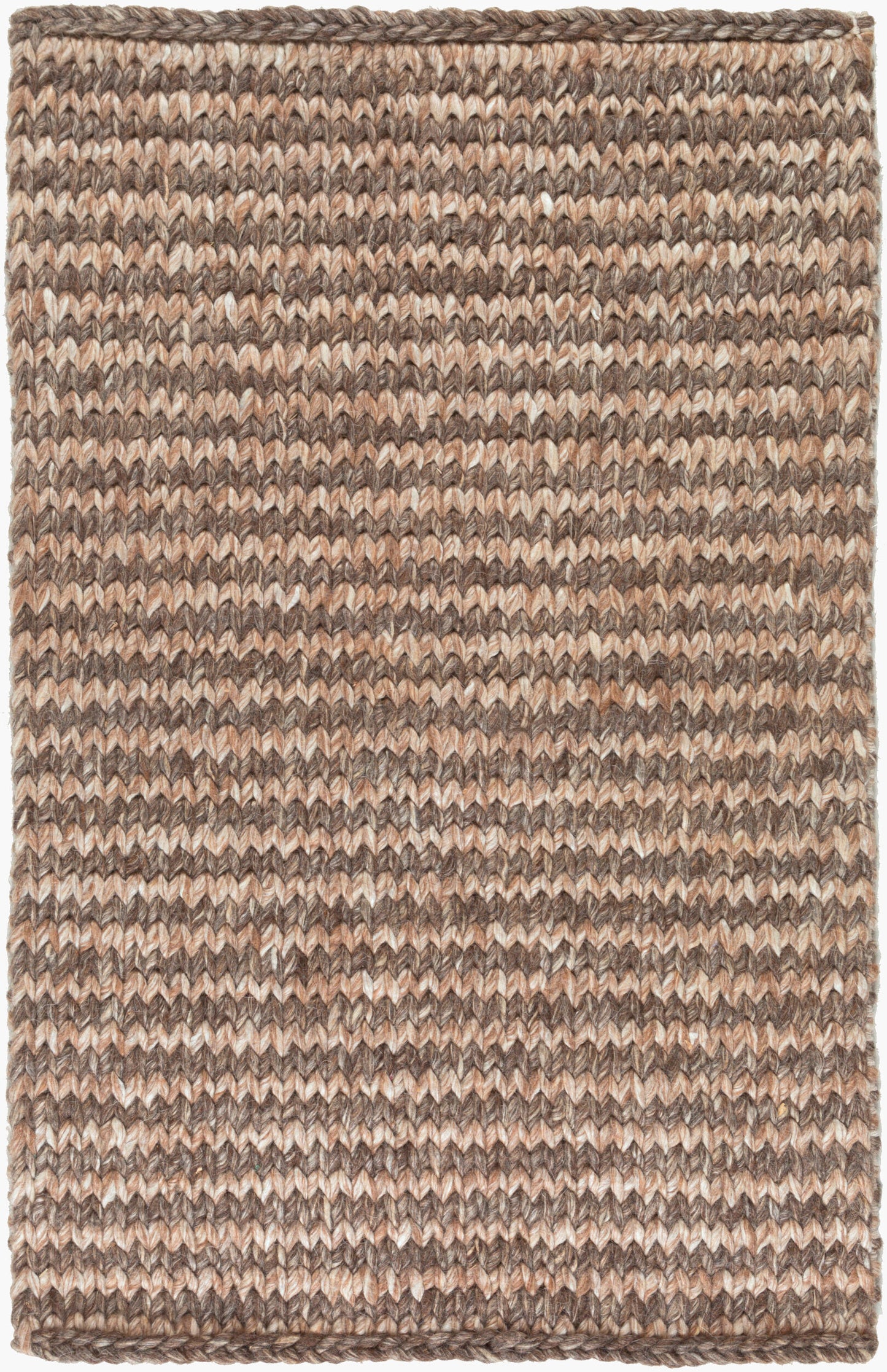 Alfombra decorativa hecha a mano Cable CBL-7001 de 2' x 3'