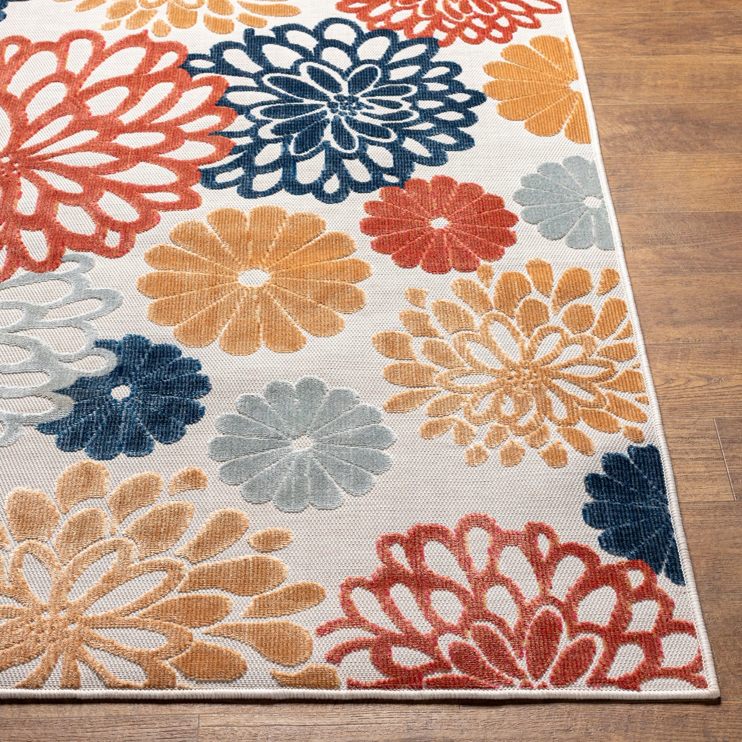 Alfombra tejida a máquina para interior y exterior Cabo CBO-2308 de 8' x 10'