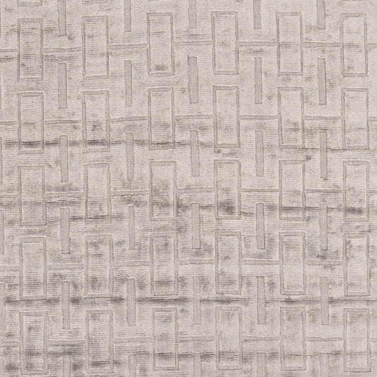 Alfombra decorativa de seda sintética hecha a mano Castlebury CBY-7001 de 2' x 3'