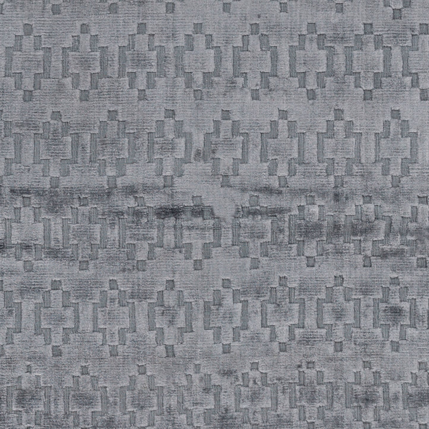 Alfombra decorativa de seda sintética hecha a mano Castlebury CBY-7002 de 2' x 3'