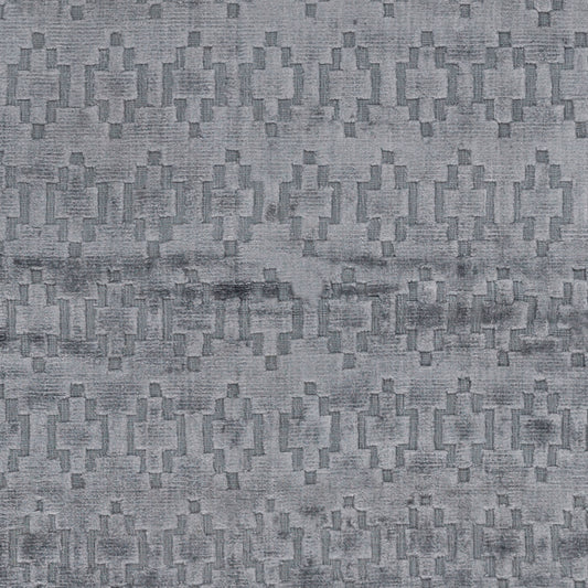 Alfombra decorativa de seda sintética hecha a mano Castlebury CBY-7002 de 2' x 3'