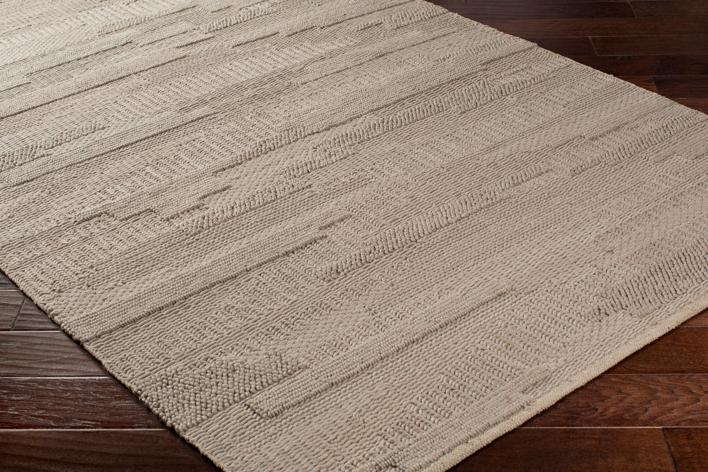 Alfombra de lana hecha a mano Cocoon CCN-1002 de 8' x 10'
